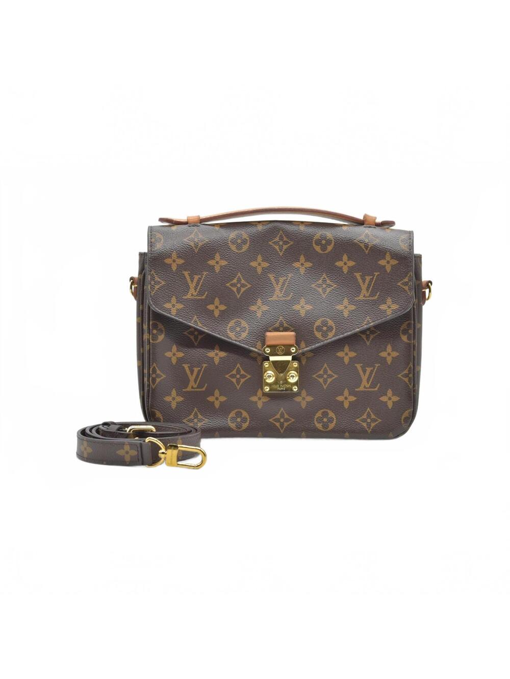 $2750 Louis Vuitton  Monogram Pochette Metis PL1138